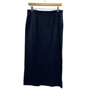 Jones New York Sport Petite Navy Blue Midi Pencil Skirt